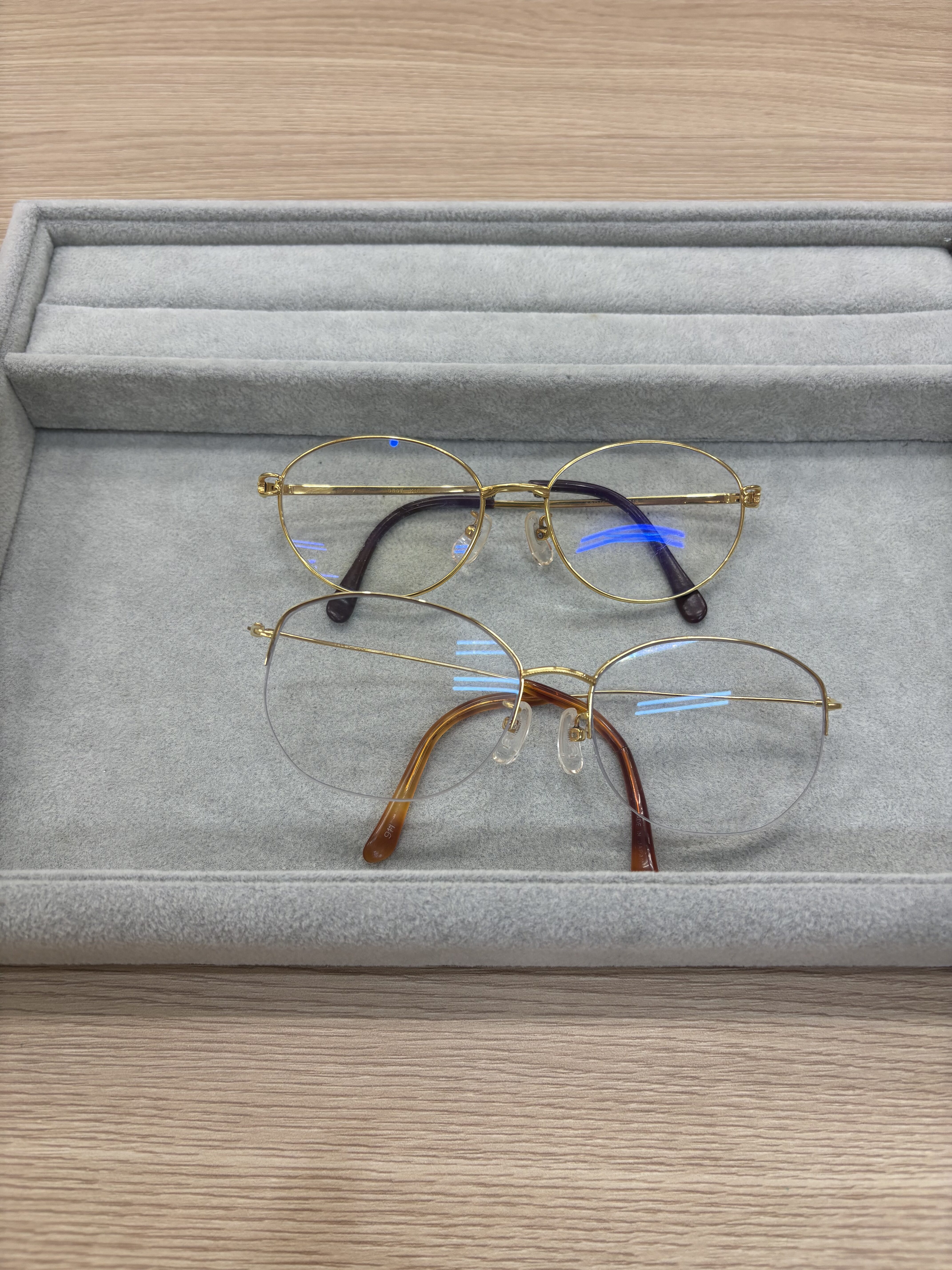 【買取実績】k18 金フレームメガネ