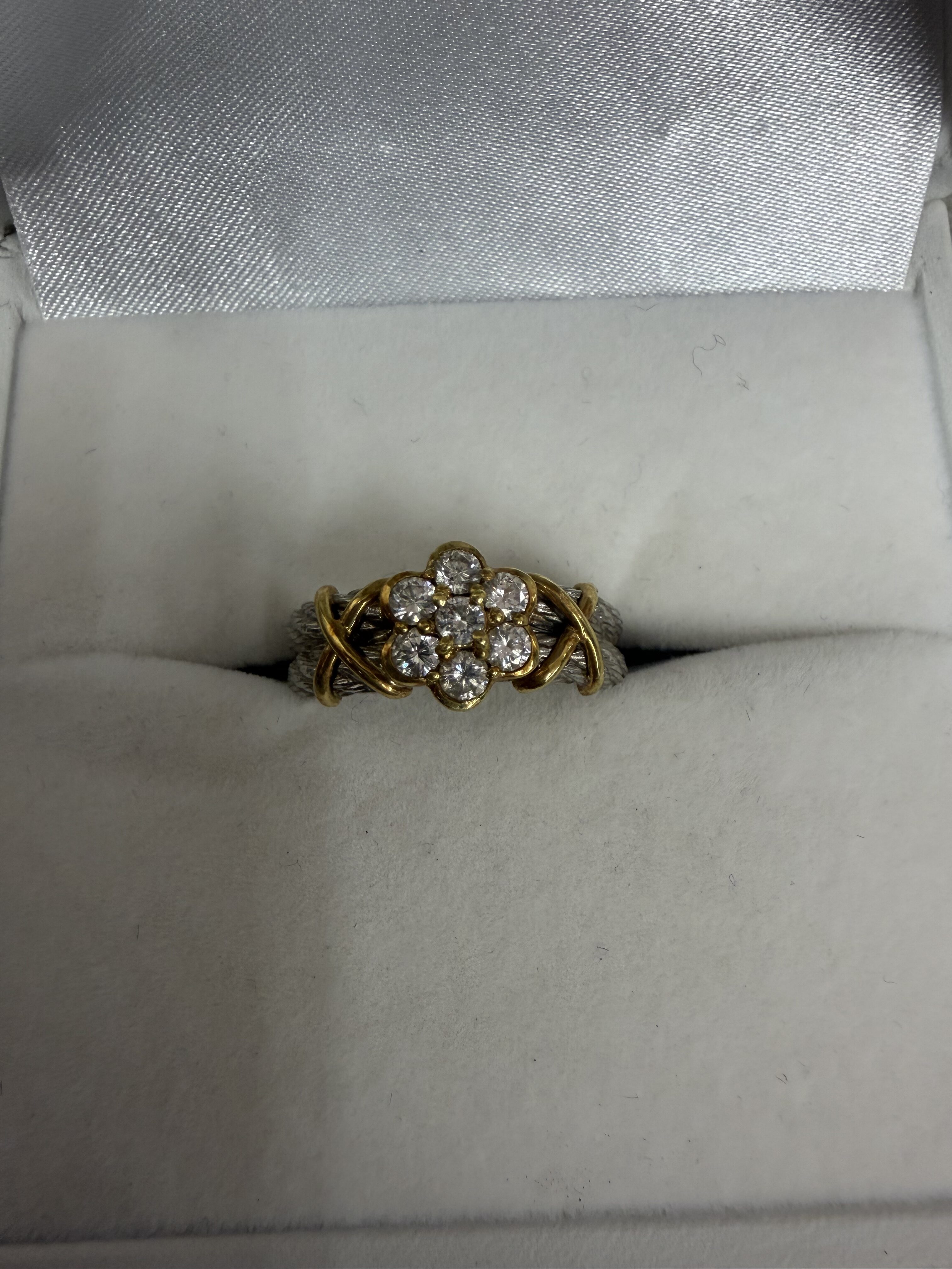 【買取実績：青山店】K18 pt900ダイヤリング